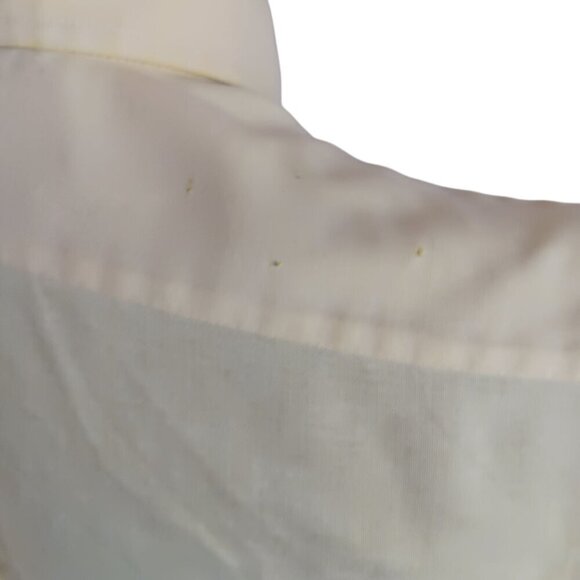 Vintage Arrow Cum Laude Decron Oxford Yellow Short Sleeve Shirt 14.5 Small Trash - Picture 8 of 10